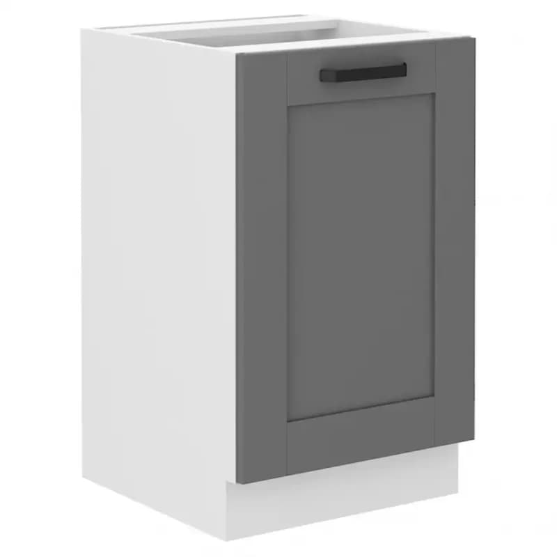 Kuchynská skrinka Luna dustgrey/biela 50ZL 1F BB 1