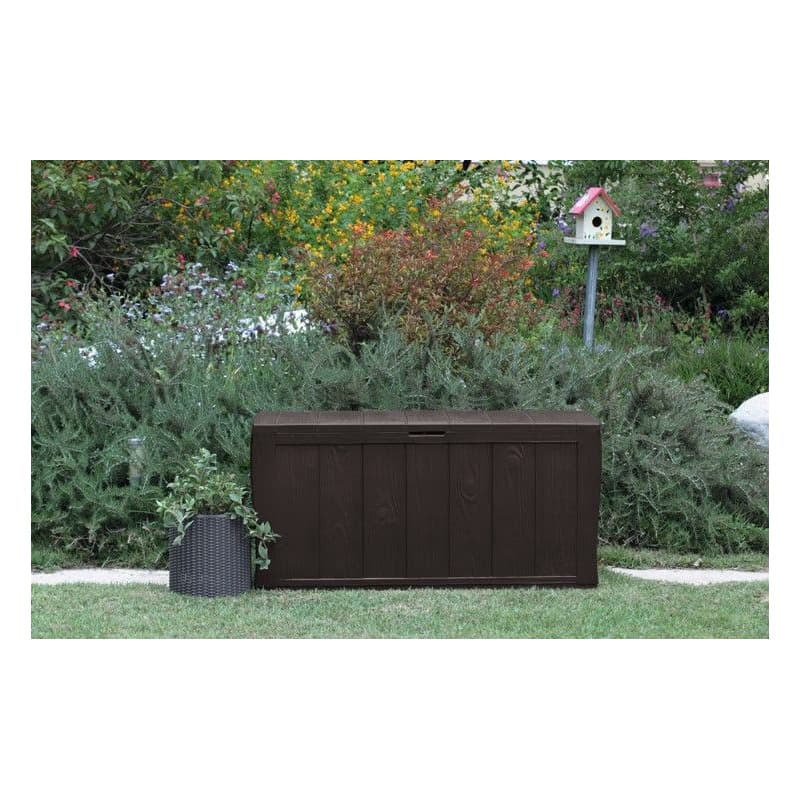 KETER Úložný box WOODSHER | hnedá 270L 4