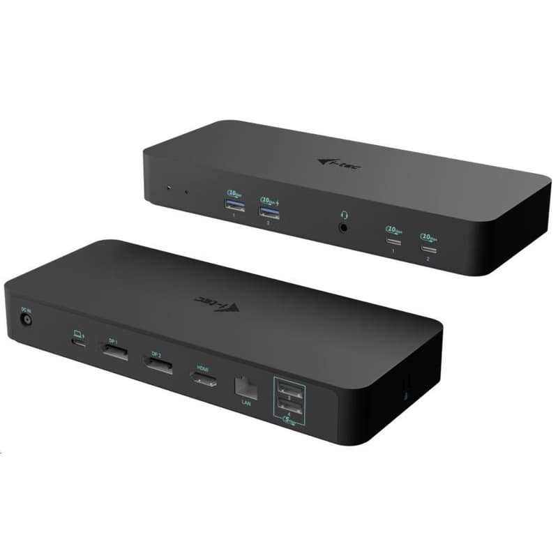 i-tec USB-C Intelligent Triple Display Docking Station, Power Delivery 100W 1