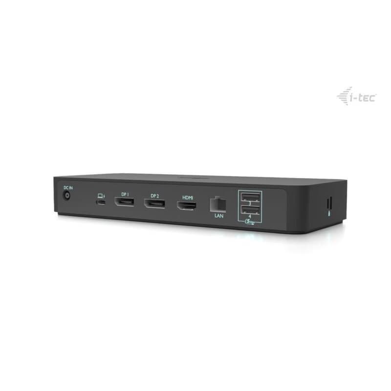 i-tec USB-C Intelligent Triple Display Docking Station, Power Delivery 100W 3