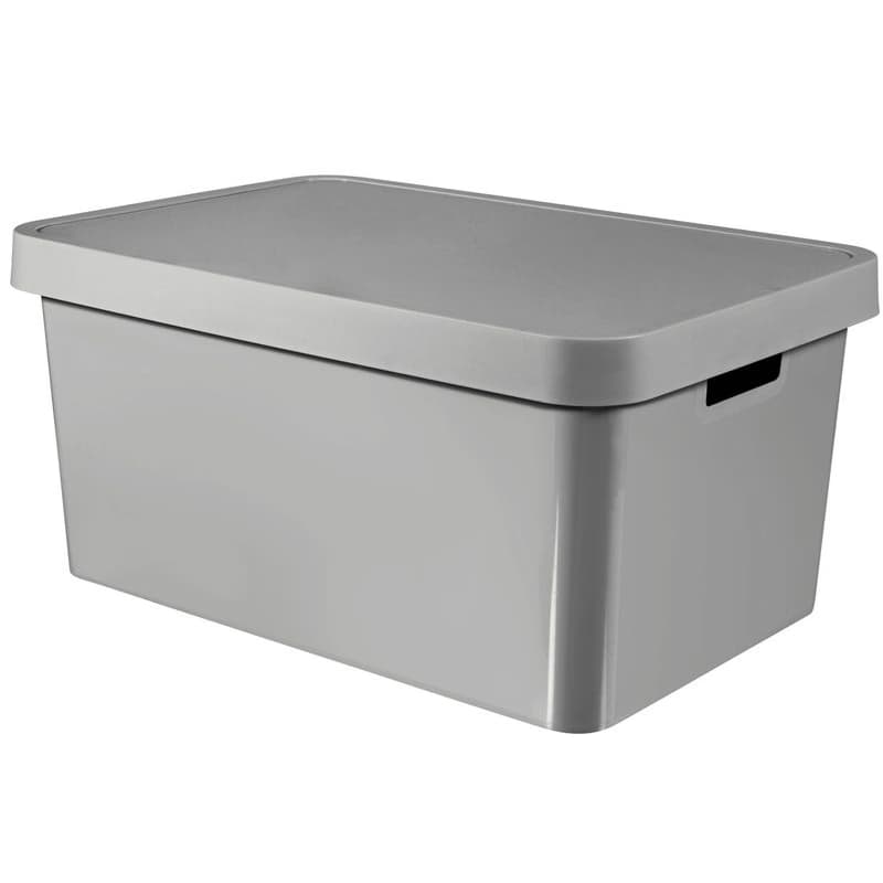 CURVER Úložný box INFINITY 45l s vekom | sivá 1