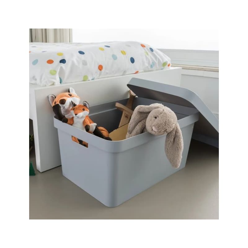 CURVER Úložný box INFINITY 45l s vekom | sivá 2