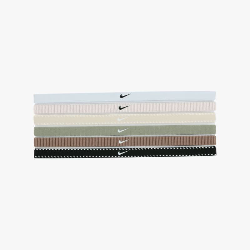 Čelenka NIKE FLEX CLASSIC HEADBANDS 6PK WHITE LIGHT ARMY BLACK 2