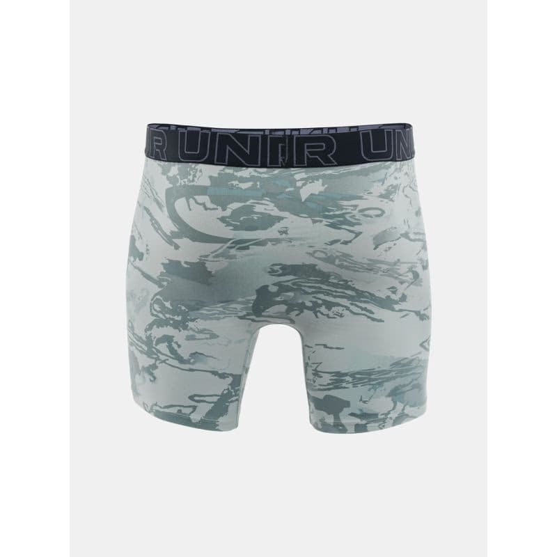 Pánske boxerky UNDER ARMOUR 3 PACK-UA PERFORMANCE TECH- NOVELTY 6in-GRN 3