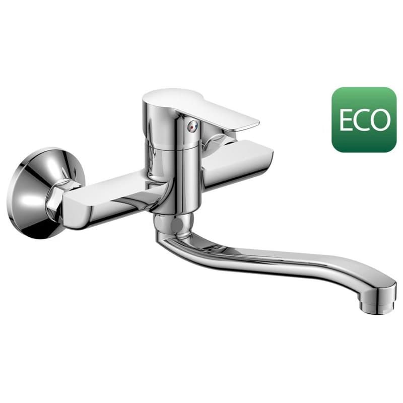 Bruckner - BARON ECO 6 l/min, nástenná batéria, rozteč 150, chróm 612.015.12 1