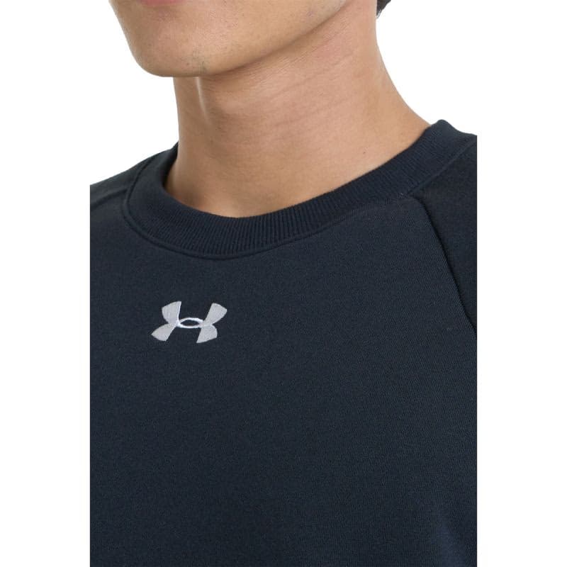 Pánska zateplená mikina UNDER ARMOUR UA Rival Fleece Crew-BLK I 3