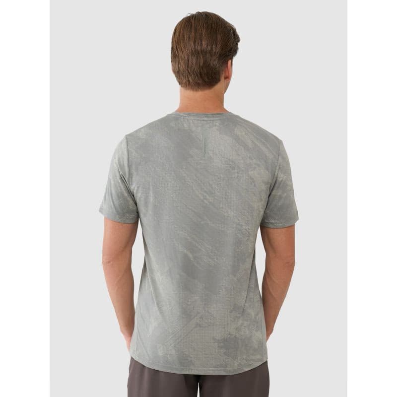 Pánske tréningové tričko s krátkym rukávom 4F TSHIRT FNK M1216-44A-OLIVE ALLOVER 3