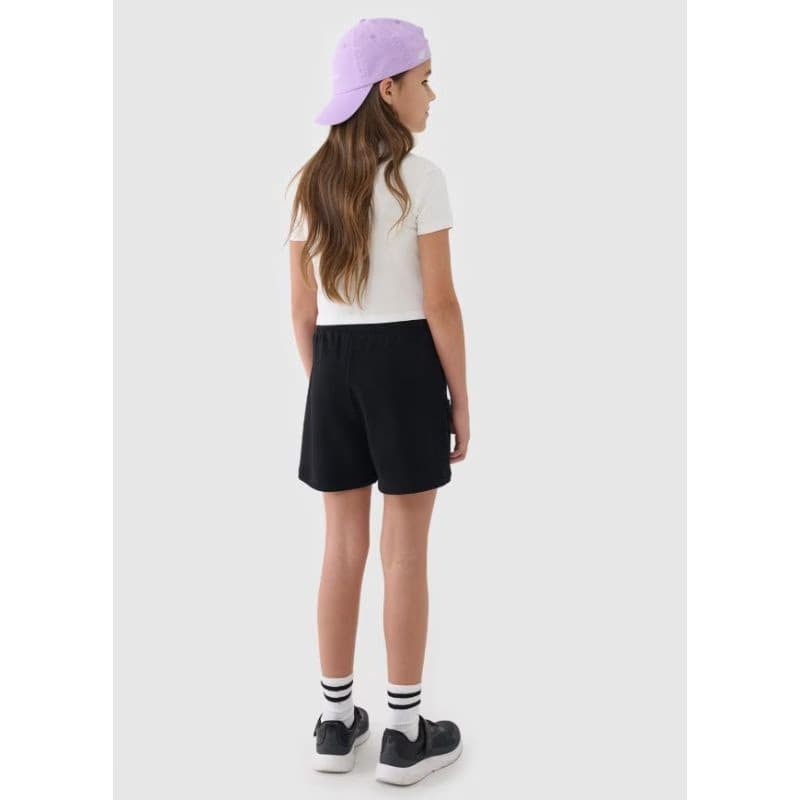 Dievčenské teplákové kraťasy 4F JUNIOR SHORTS CAS F470-20S-DEEP BLACK 5