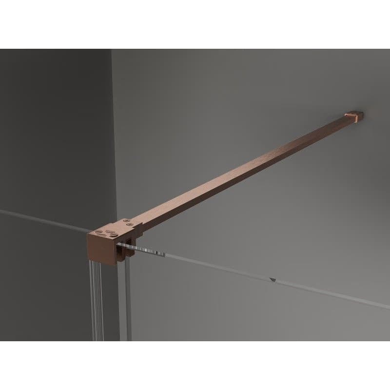 MEXEN/S - Velár sprchovací kút 150 x 100, transparent, kartáčovaná meď 871-150-100-01-65 4