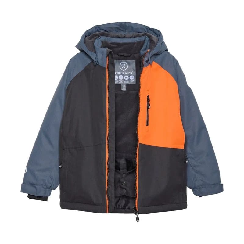 Detská lyžiarska bunda COLOR KIDS Ski Jacket .- Colorblock, phantom 2