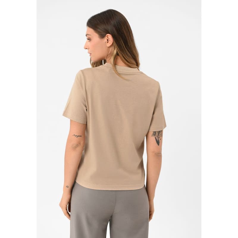 Dámske tričko s krátkym rukávom VOLCANO T-UNIQ-BEIGE 2
