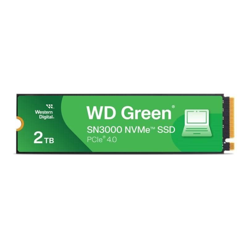WD GREEN SSD 2TB SN3000 Powered by SanDisk, PCI Gen4x4, M.2 2280, (R:5000/W:4200 MB/s) 1
