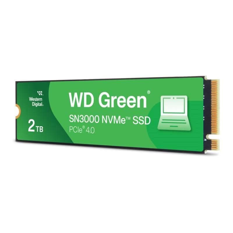 WD GREEN SSD 2TB SN3000 Powered by SanDisk, PCI Gen4x4, M.2 2280, (R:5000/W:4200 MB/s) 2