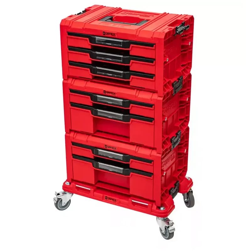 Qbrick System Pro Red Ultra HD Drawer Workshop Set 3 1