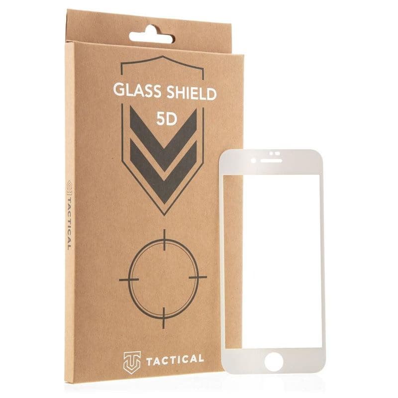 Tactical Glass 5D iPhone 7/8/SE2020/SE2022 White 1