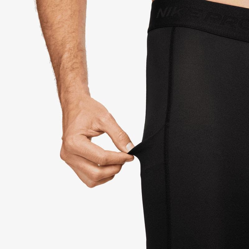 Pánske kompresné legíny NIKE M NP DF TIGHT BLACK WHITE 3