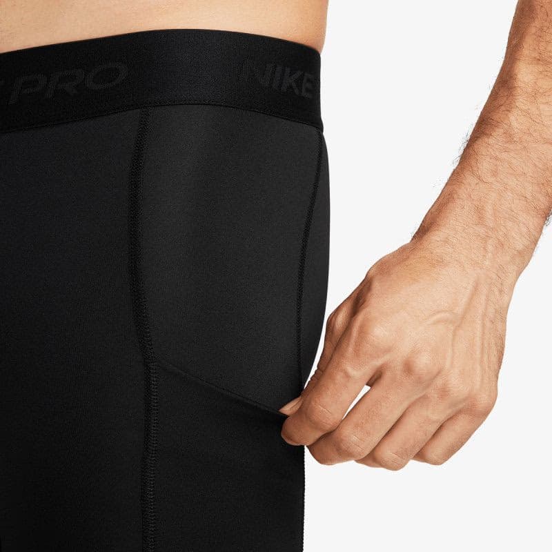 Pánske kompresné legíny NIKE M NP DF TIGHT BLACK WHITE 4