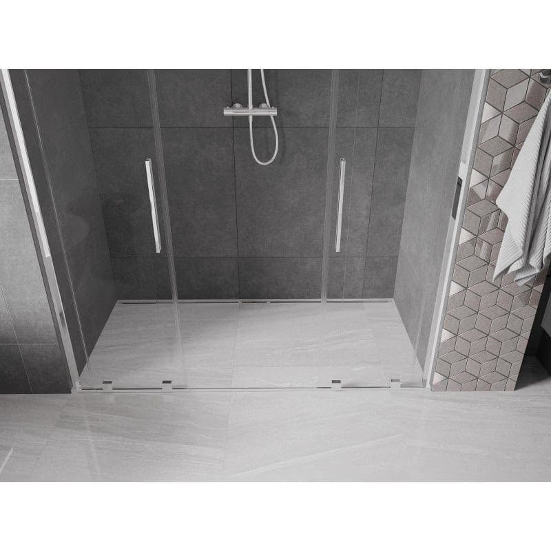 MEXEN/S - Velar L Duo posuvné sprchové dvere 200, transparent, chróm 871-200-003-02-01 6