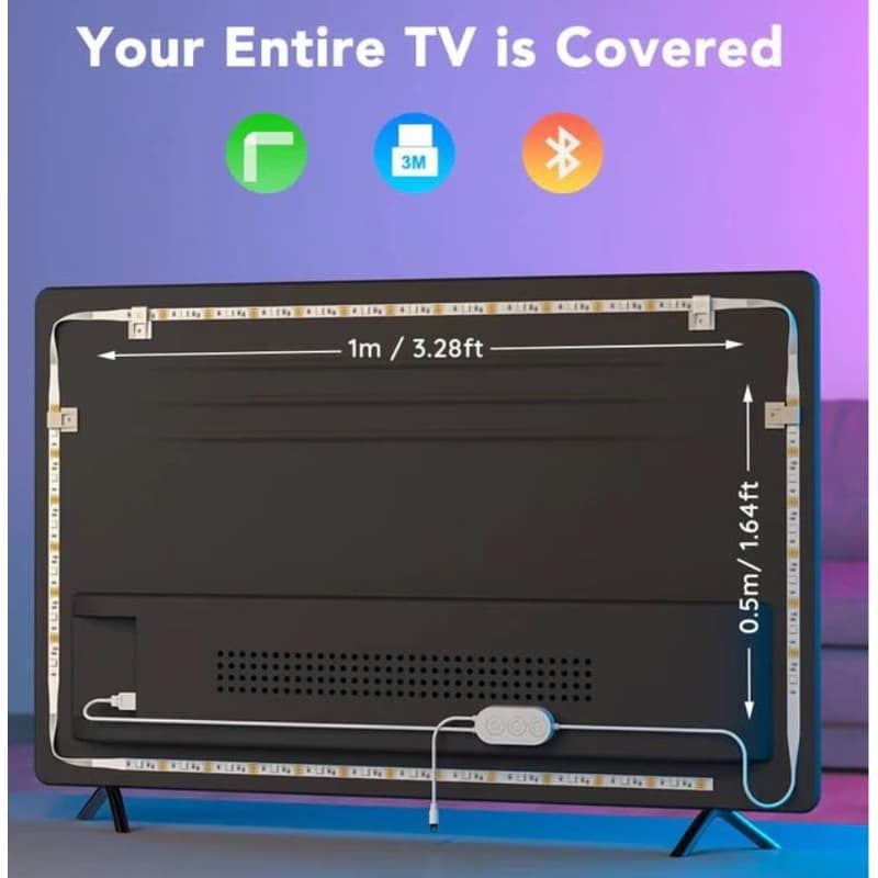 Govee TV 46-60" SMART LED podsvietenie RGB + ovládač 5