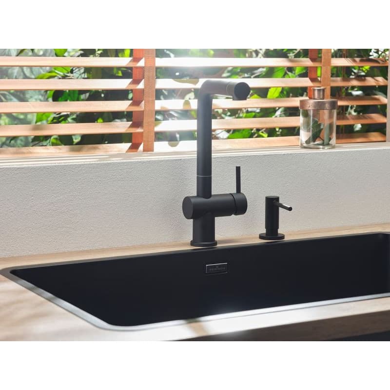 Dávkovač mydla Reginox R35450, Jet Black / čierny R35450 5