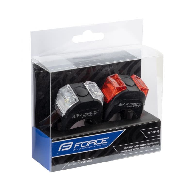 Svetlo na bicykel FORCE F AMBIT BATTERY FRONT REAR 4