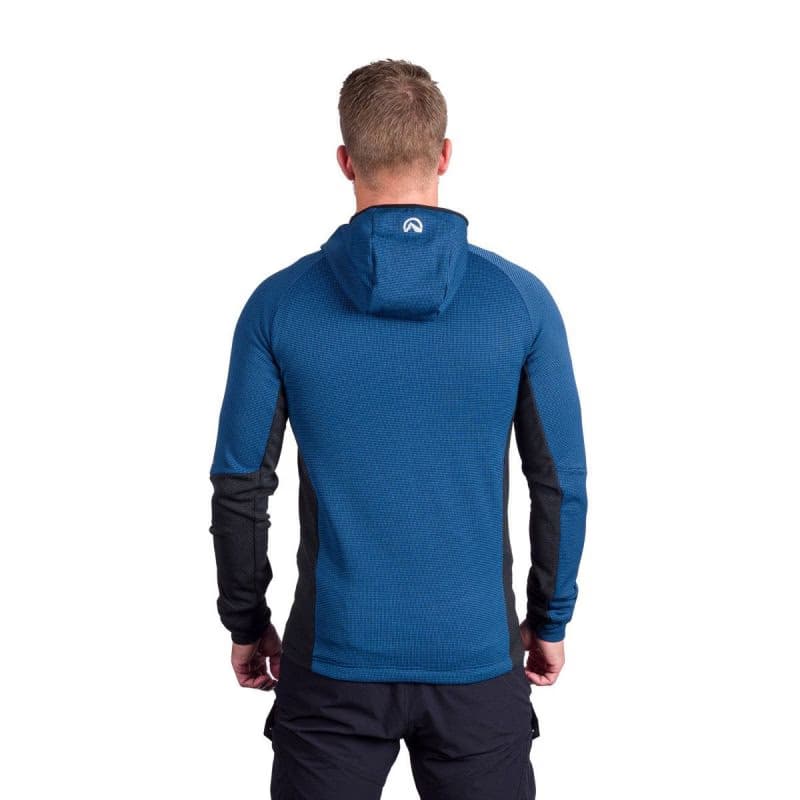 Pánska turistická mikina so zipsom NORTHFINDER EGON 811darkblueblack 3