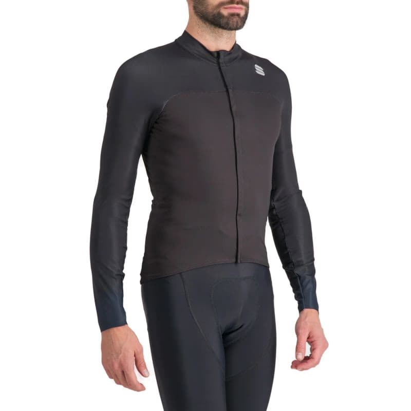 Pánsky cyklistický dres s dlhým rukávom SPORTFUL Bodyfit pro jersey, black galaxy blue 2