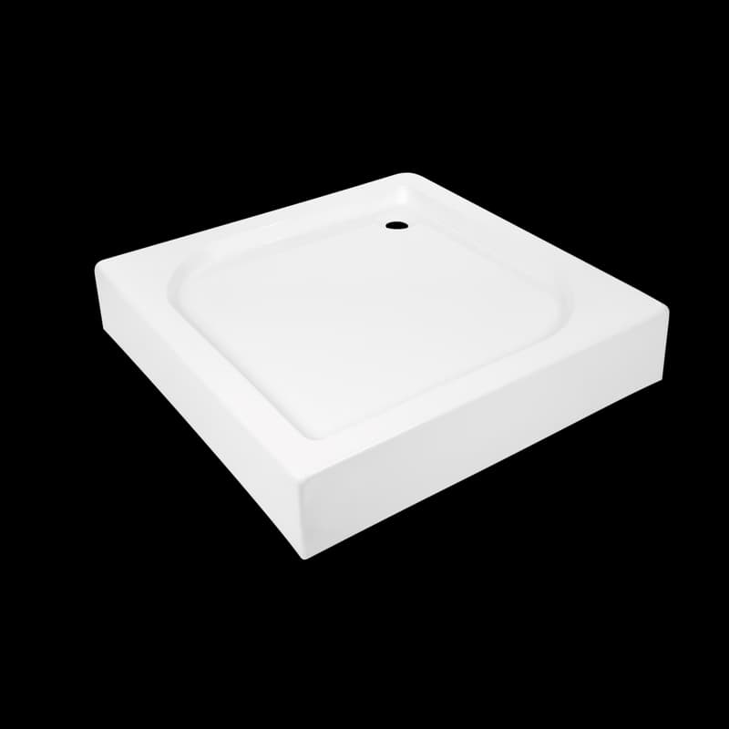 INVENA - Sprchová vanička štvorec 80 x 80, 16, bez sifónu AK-80-K83-P 1