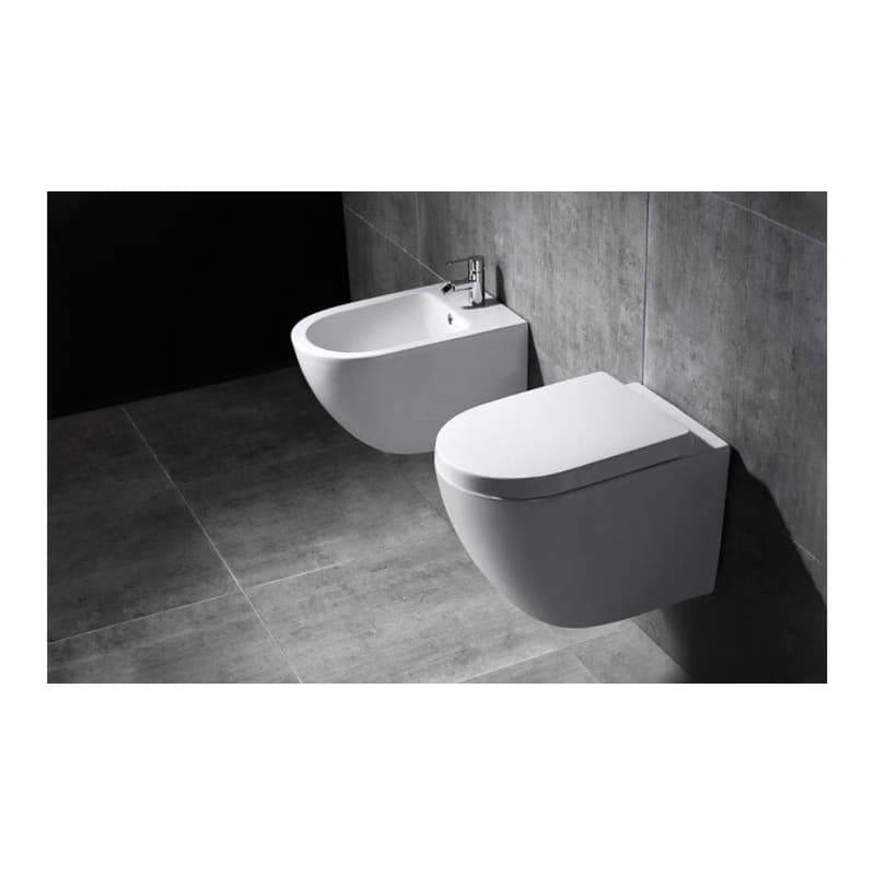 REA - Závesný bidet Carlo Mini biela REA-C2276 5