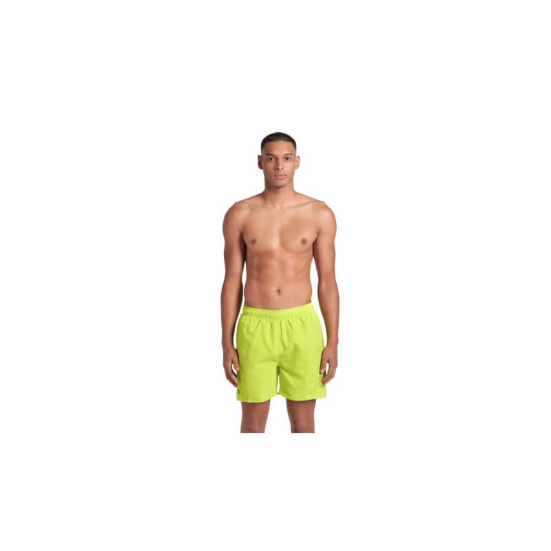 Pánske plavky ARENA FUNDAMENTALS LOGO BOXER R-ARTIC LIME-MANGROVE 1
