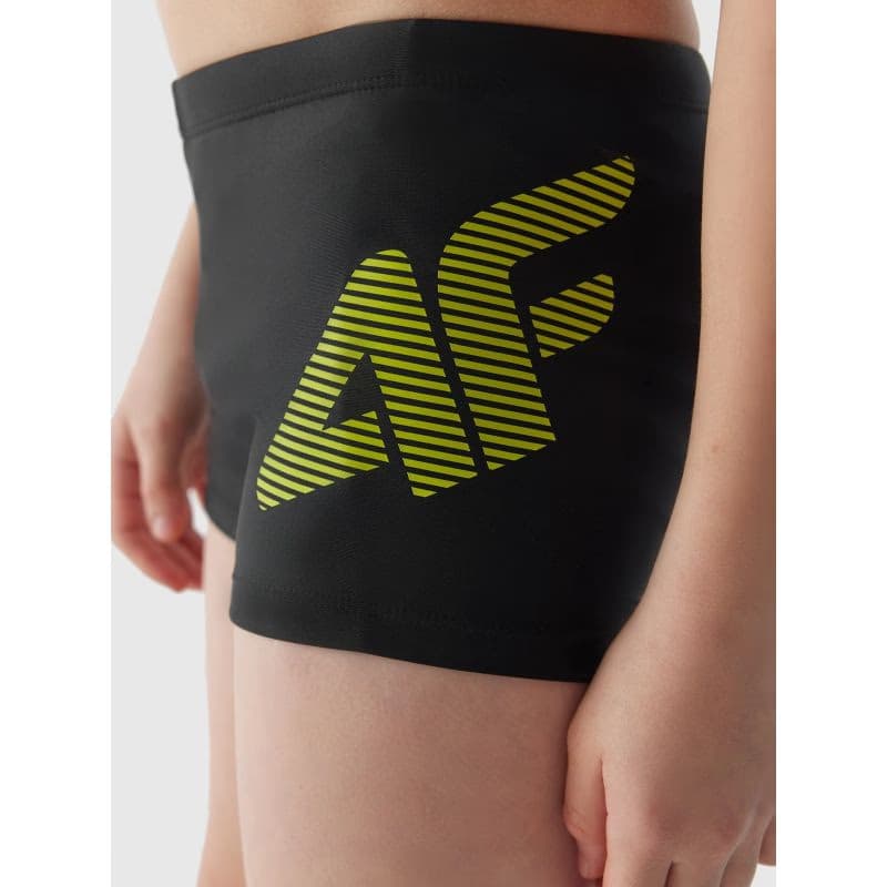 Chlapčenské plavky 4F JUNIOR SWIMMING TRUNKS-JWSS24USWTM021-20S-DEEP BLACK 2