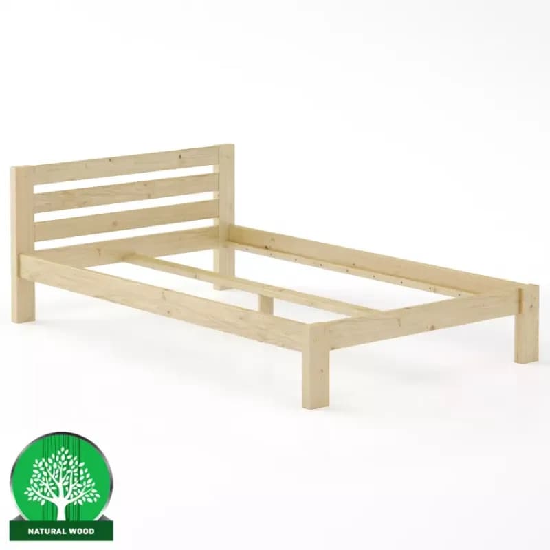 Posteľ borovica LK105–120x200 surová 1