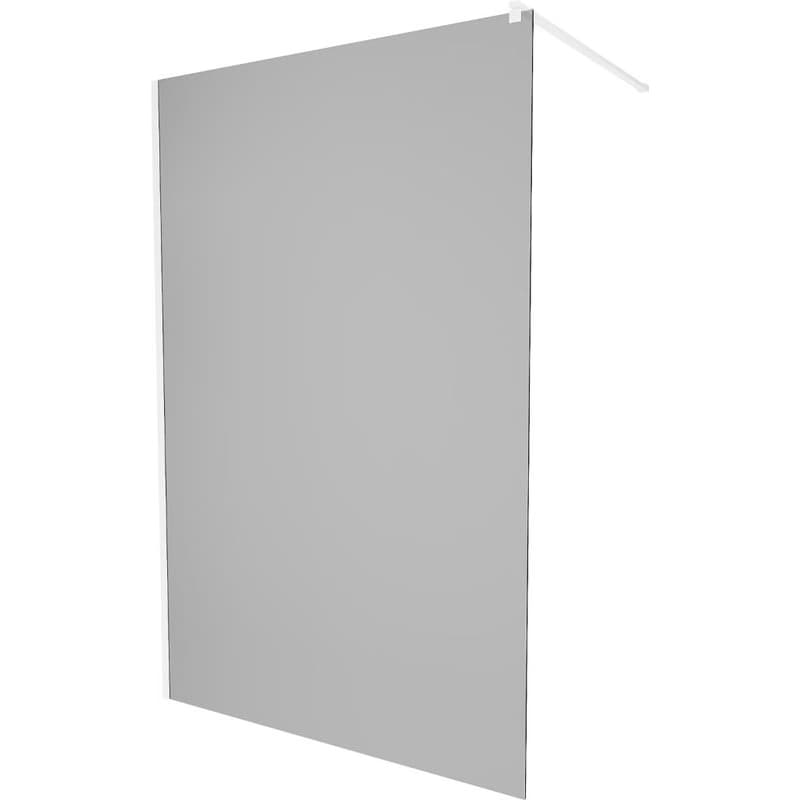 MEXEN/S - KIOTO Sprchová zástena WALK-IN 80 x 200, grafit 8 mm, biela 800-080-101-20-40