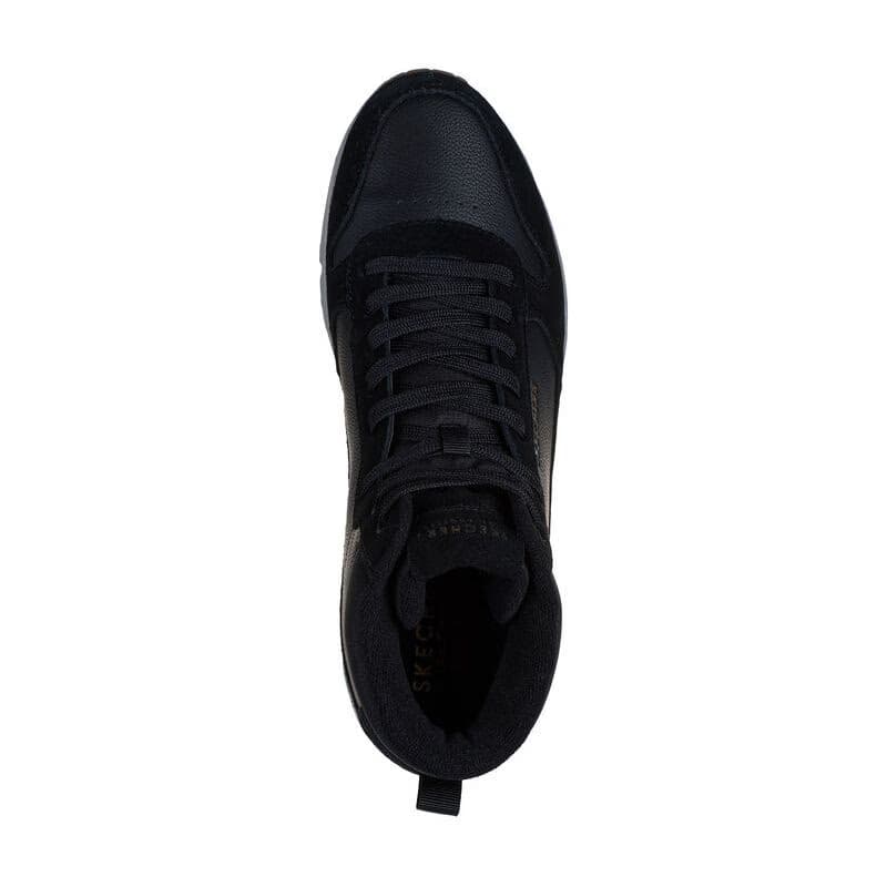 Pánske členkové zimné topánky SKECHERS Uno Mid Sneaker black 4