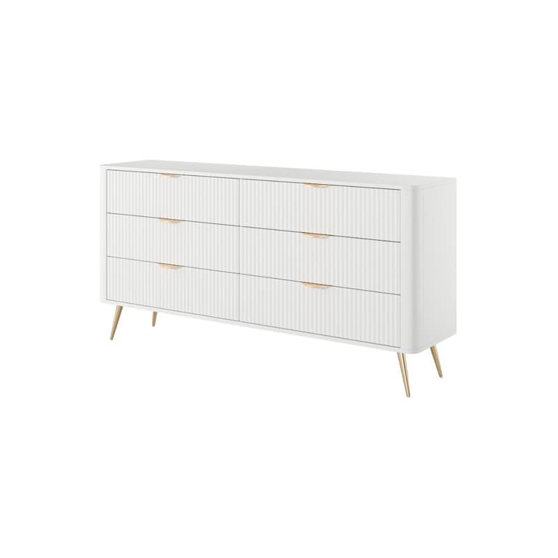 ArtLas Komoda LINA 163 6S | biela