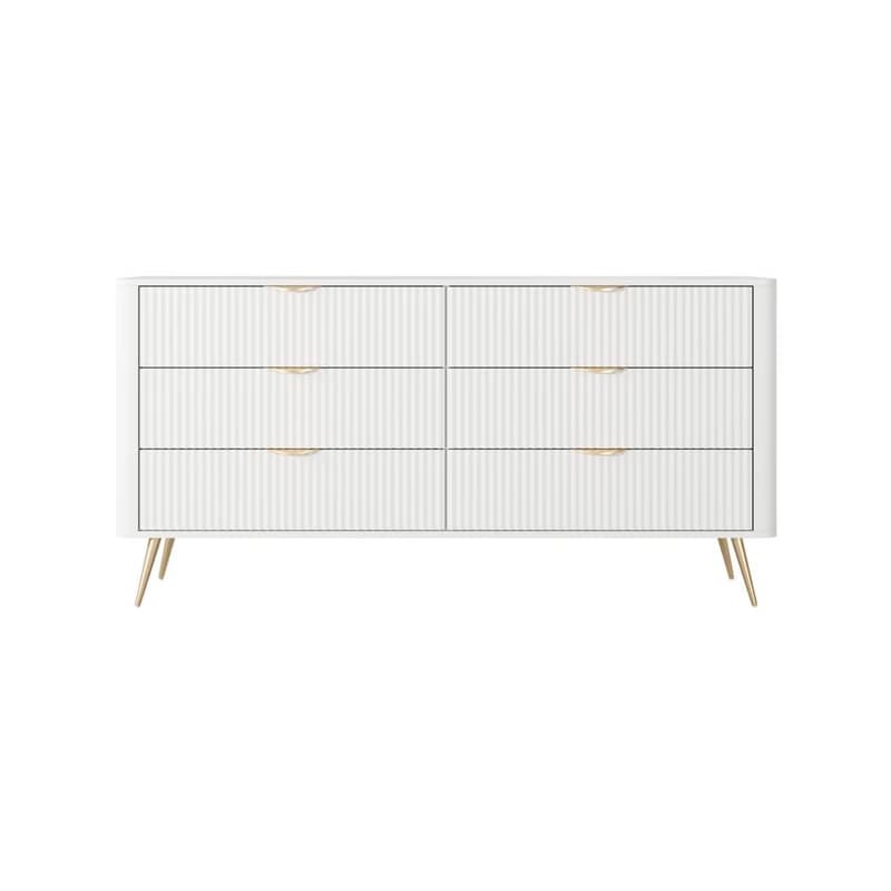 ArtLas Komoda LINA 163 6S | biela 5