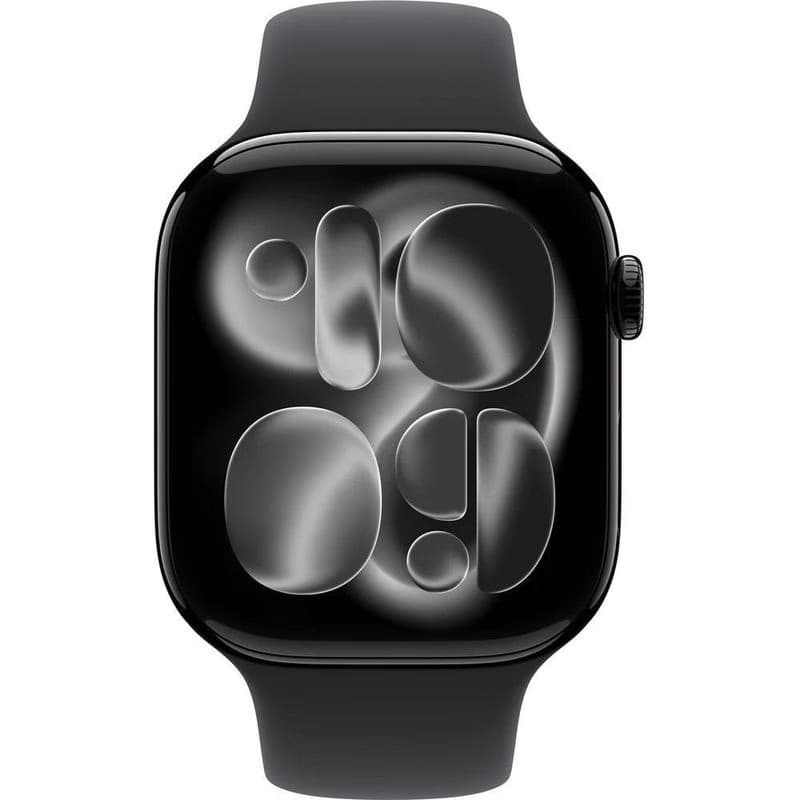 Apple Watch Series 11 GPS 46mm Jet Black Aluminium Case with Black Sport Band - S/M 2