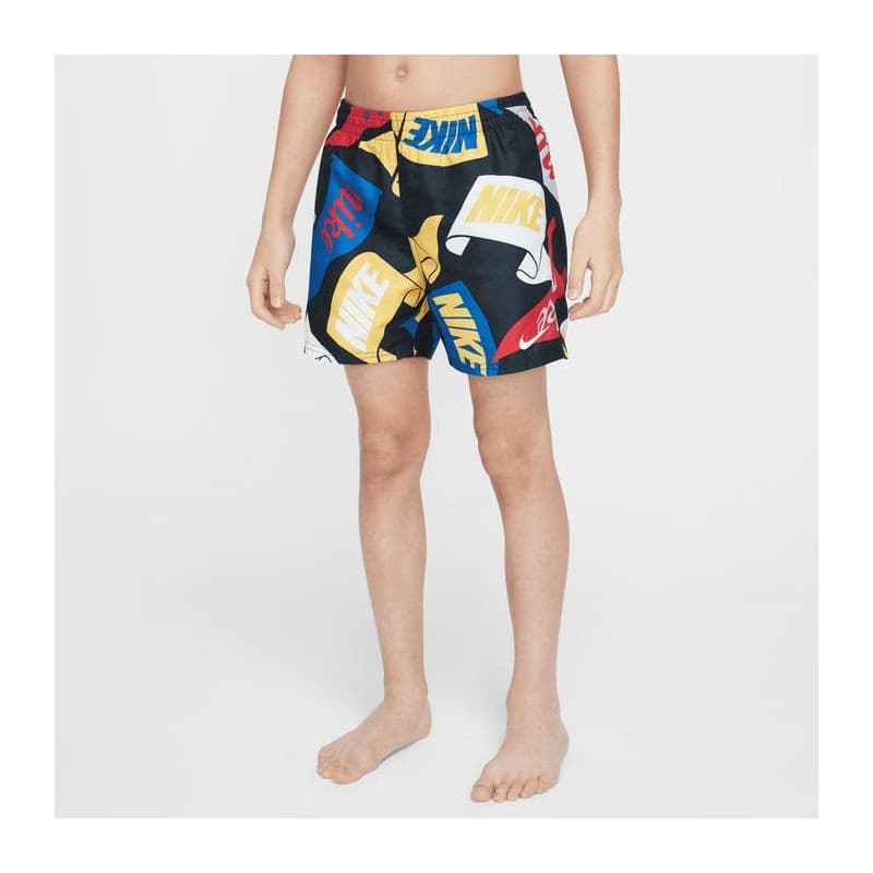 Chlapčenské plavky NIKE SWIM TOSSED FLAGS 4 inch BLACK-BLACK 2