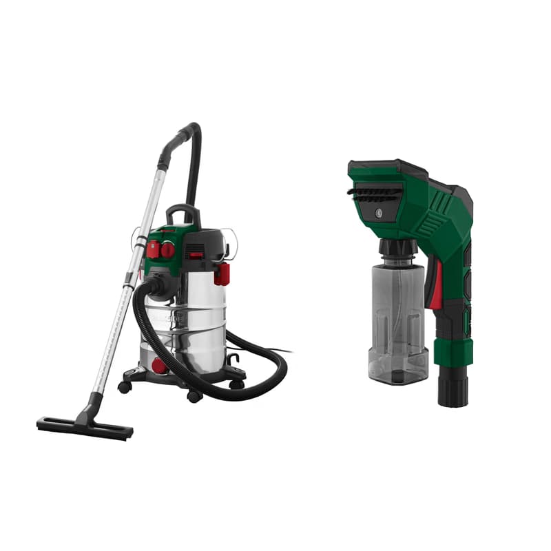 PARKSIDE® Vysávač na mokré a suché vysávanie PWD 30 C1 + Umývacia dýza s nádržkou na vodu na vysávač na mokré a suché vysávanie