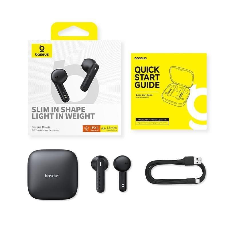 Baseus Bluetooth slúchadlá Bowie E16 čierna 3