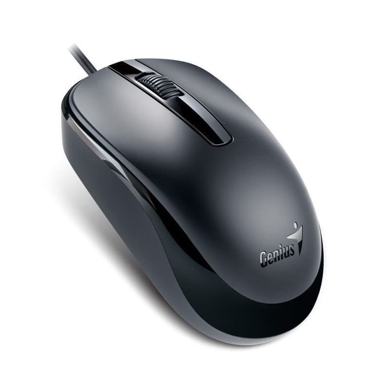 GENIUS myš DX-120, drôtová, 1200 dpi, USB, čierna