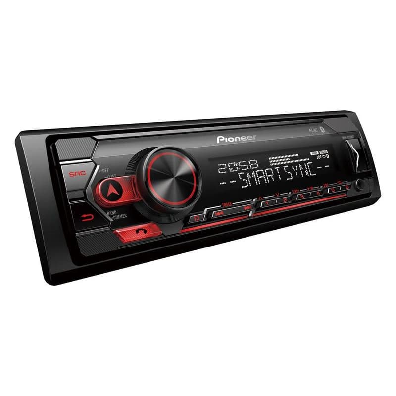 Pioneer MVH-S320BT autorádio s USB a Bluetooth červené 2