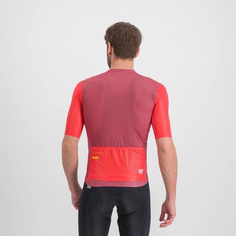 Pánsky cyklistický dres s krátkym rukávom SPORTFUL Checkmate jersey, pompelmo mulled grape 3