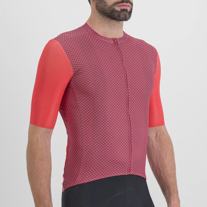 Pánsky cyklistický dres s krátkym rukávom SPORTFUL Checkmate jersey, pompelmo mulled grape 4