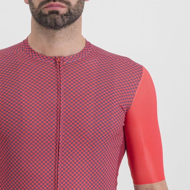 Pánsky cyklistický dres s krátkym rukávom SPORTFUL Checkmate jersey, pompelmo mulled grape 5