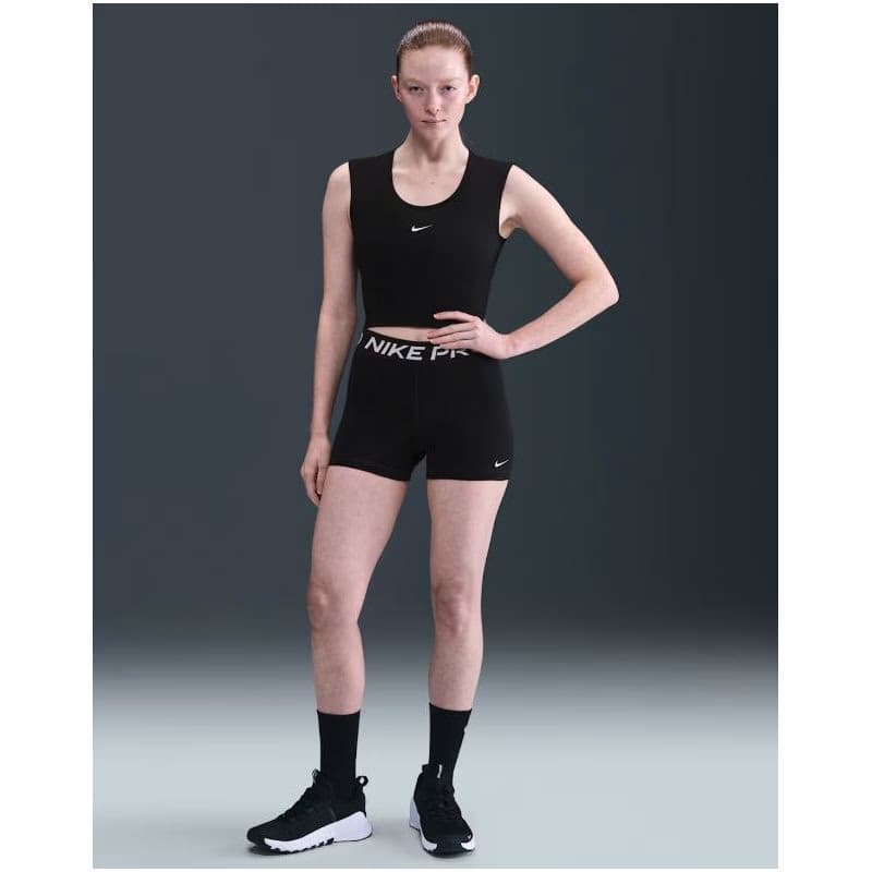 Dámske tréningové tričko bez rukávov NIKE PRO W NP TANK GG GRX BLACK WHITE 6