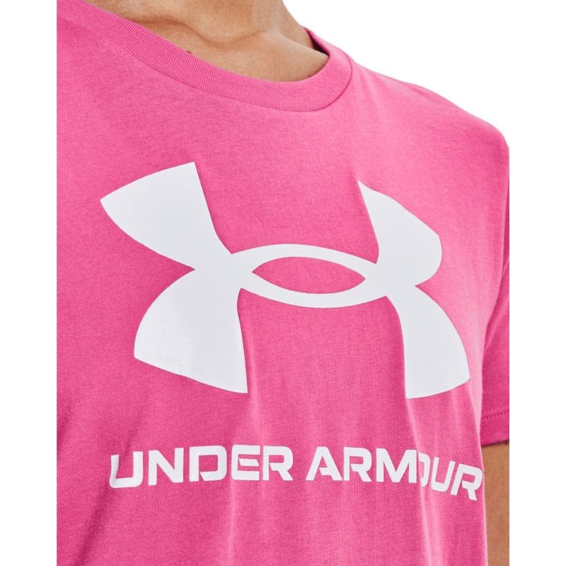 Dámske tričko s krátkym rukávom UNDER ARMOUR Live Sportstyle Graphic SSC-PNK 3