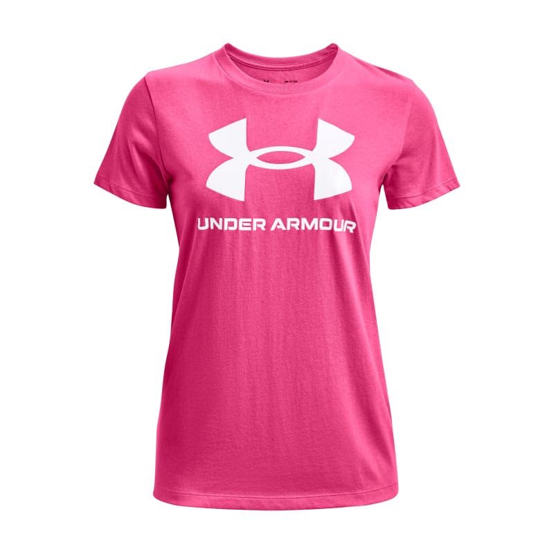 Dámske tričko s krátkym rukávom UNDER ARMOUR Live Sportstyle Graphic SSC-PNK 4