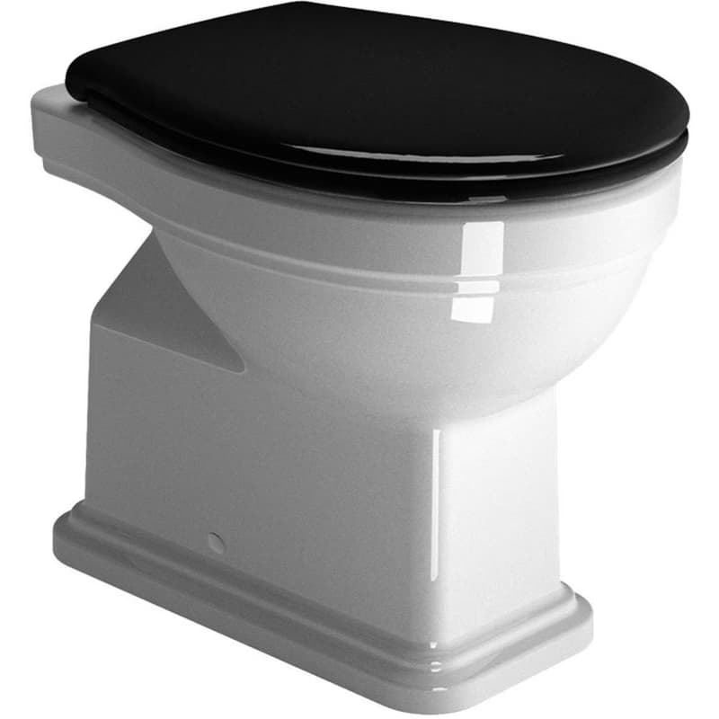 GSI - CLASSIC WC sedátko, Soft Close, Quick Release, čierna/chróm MSC87CN20 3