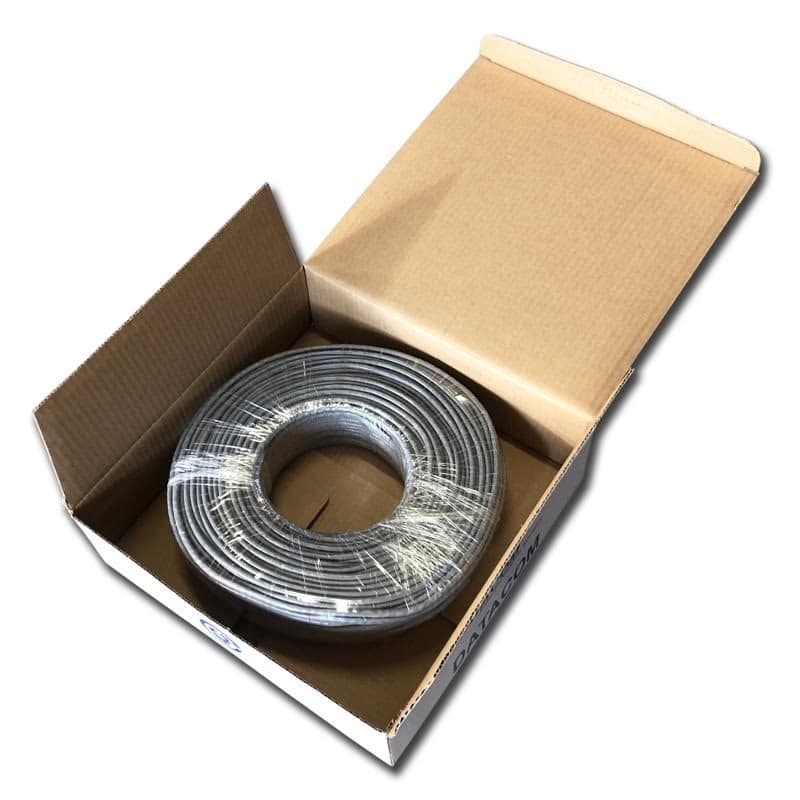 DATACOM UTP flex, Cat5e PVC, sivý, 100m, lanko 3